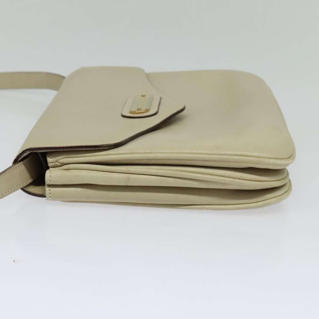 Celine Shoulder Bag Beige Leather Good condition - Inside View