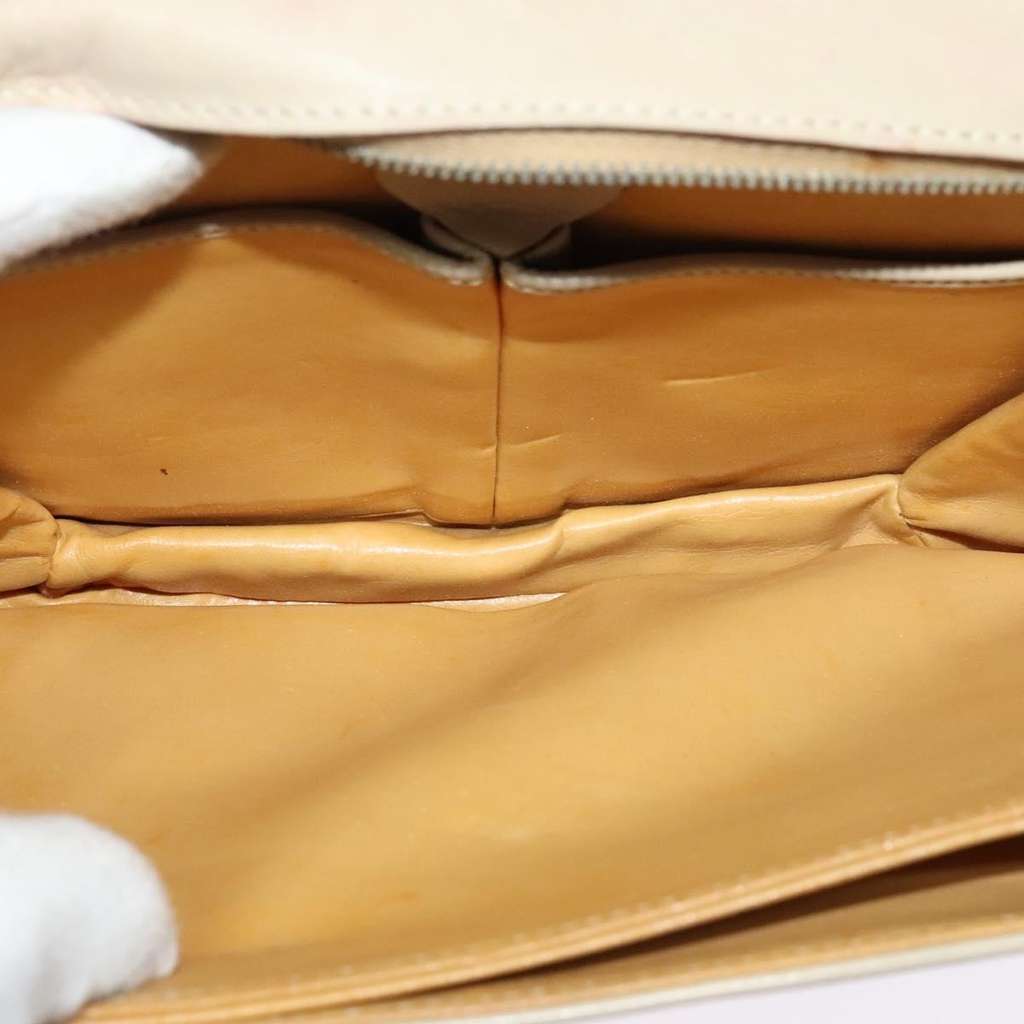 Celine Shoulder Bag Beige Leather Good condition - Box View