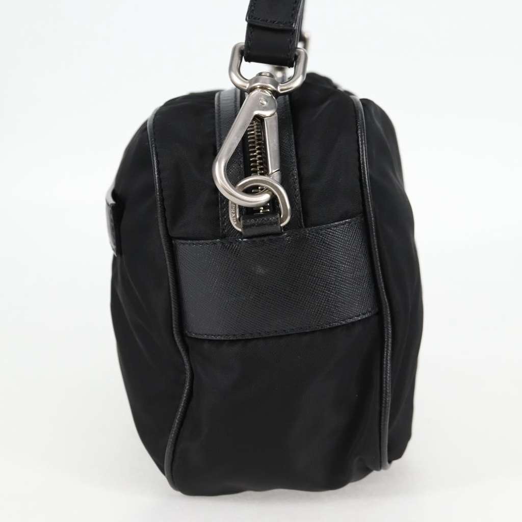 Prada Vintage Front Pocket Shoulder Bag Black Good condition - Inside View