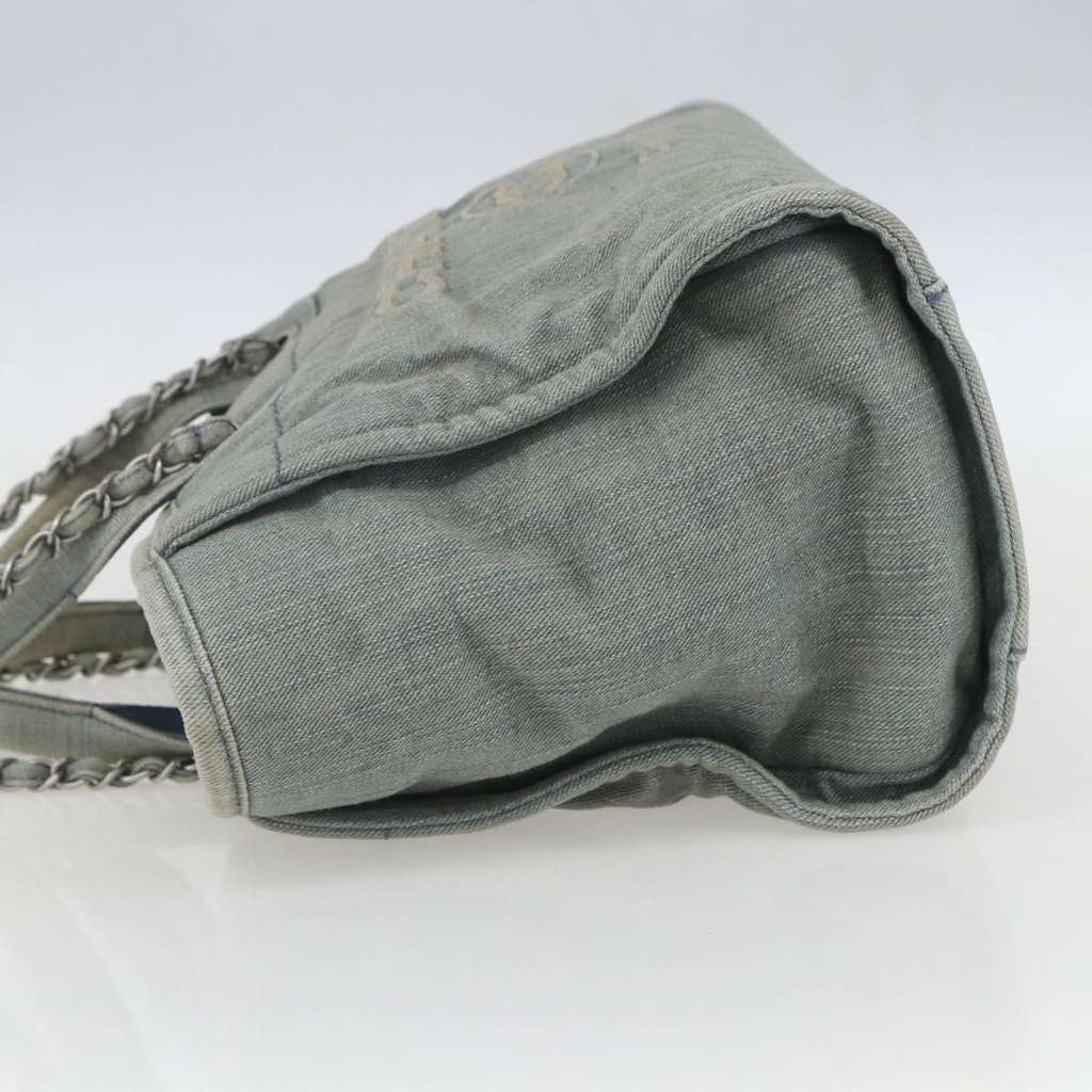 Chanel Deauville NM Tote Blue Good condition - Inside View