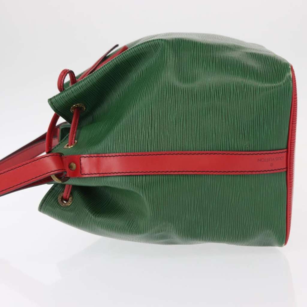 Louis Vuitton Bicolor Petit Noe Handbag Green Leather Good condition - Model View