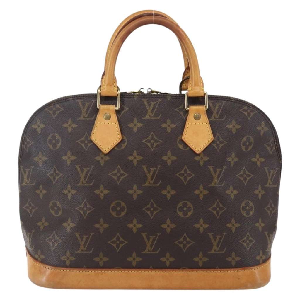 Louis Vuitton Alma Handbag Brown Canvas Good condition - Back View