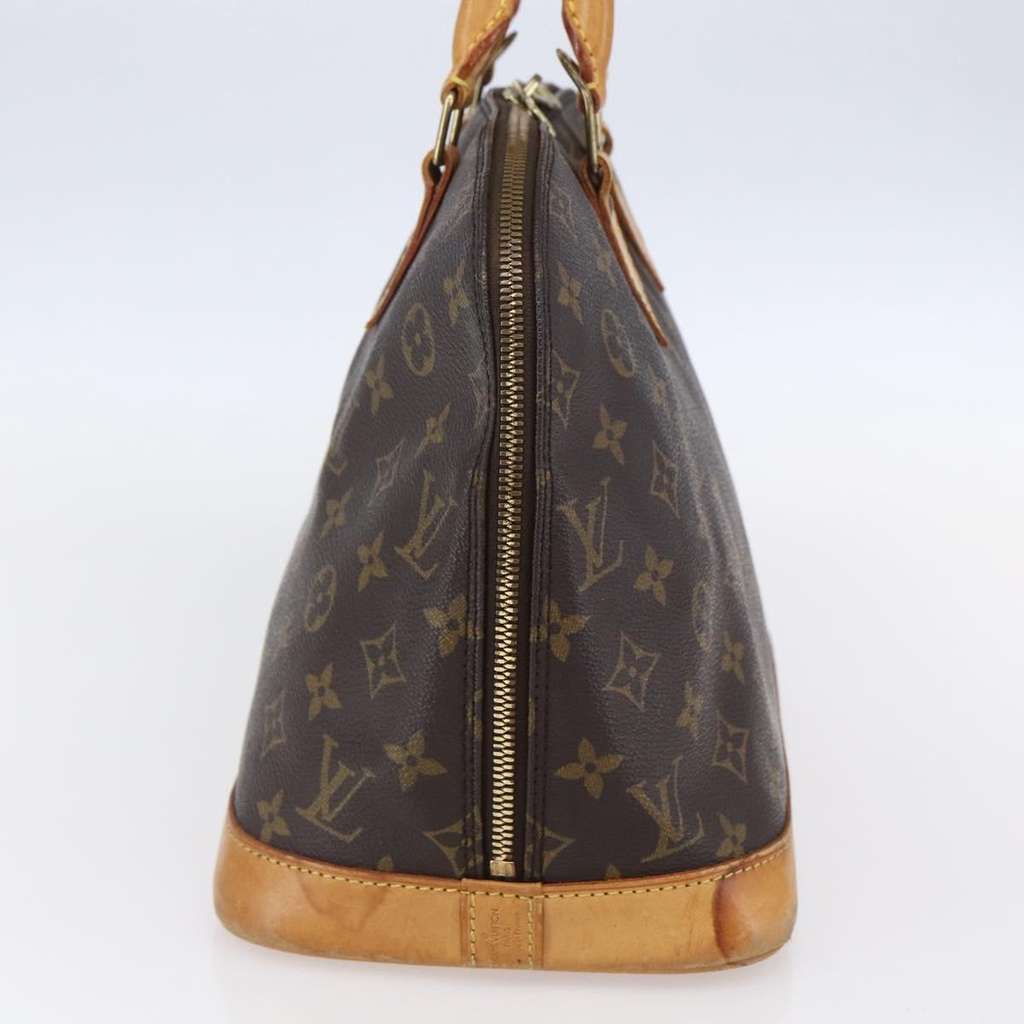 Louis Vuitton Alma Handbag Brown Canvas Good condition - Inside View
