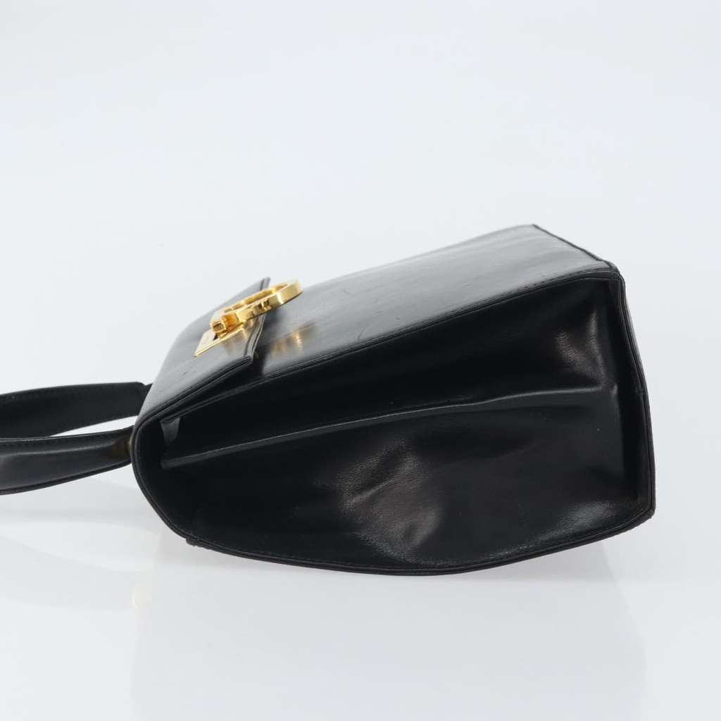 Salvatore Ferragamo Convertible Top Handle Bag Black Leather Good condition - Model View