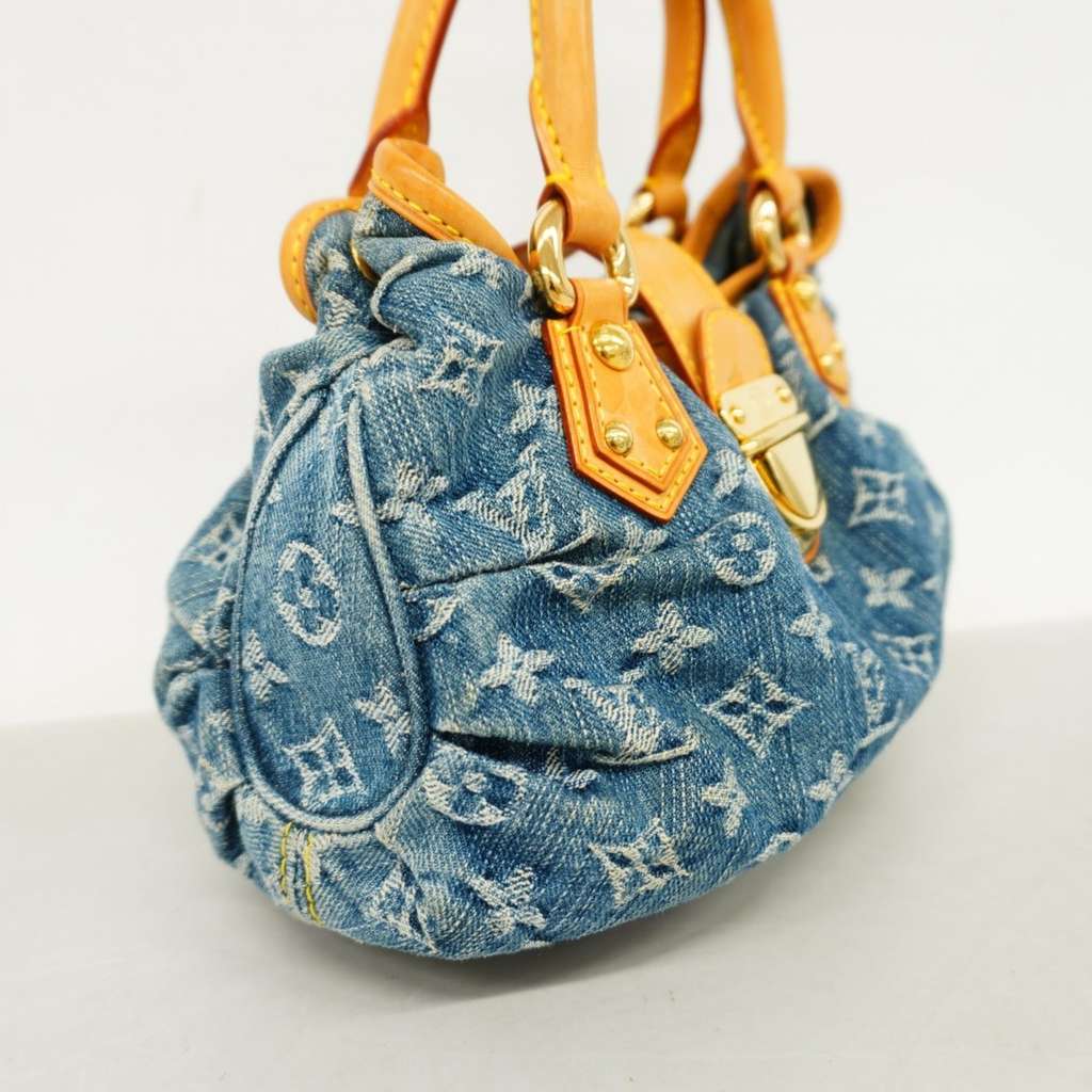 Louis Vuitton Pleaty Handbag Blue Fair condition - Inside View