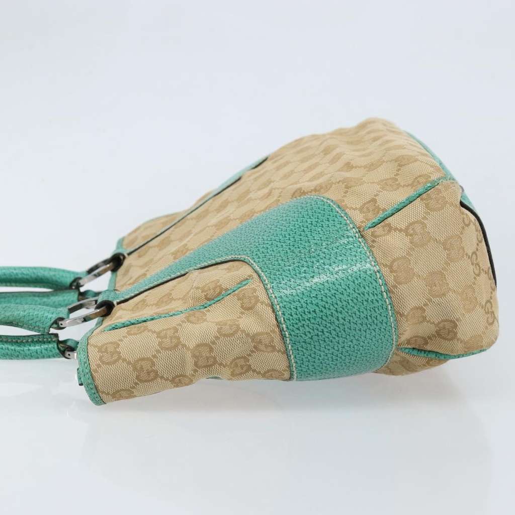 Gucci Vintage Ring Tote Beige Canvas Fair condition - Model View