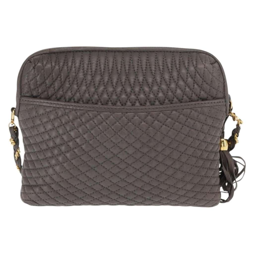 Bally Vintage Chain Shoulder Bag Other Leather Good condition - Back View