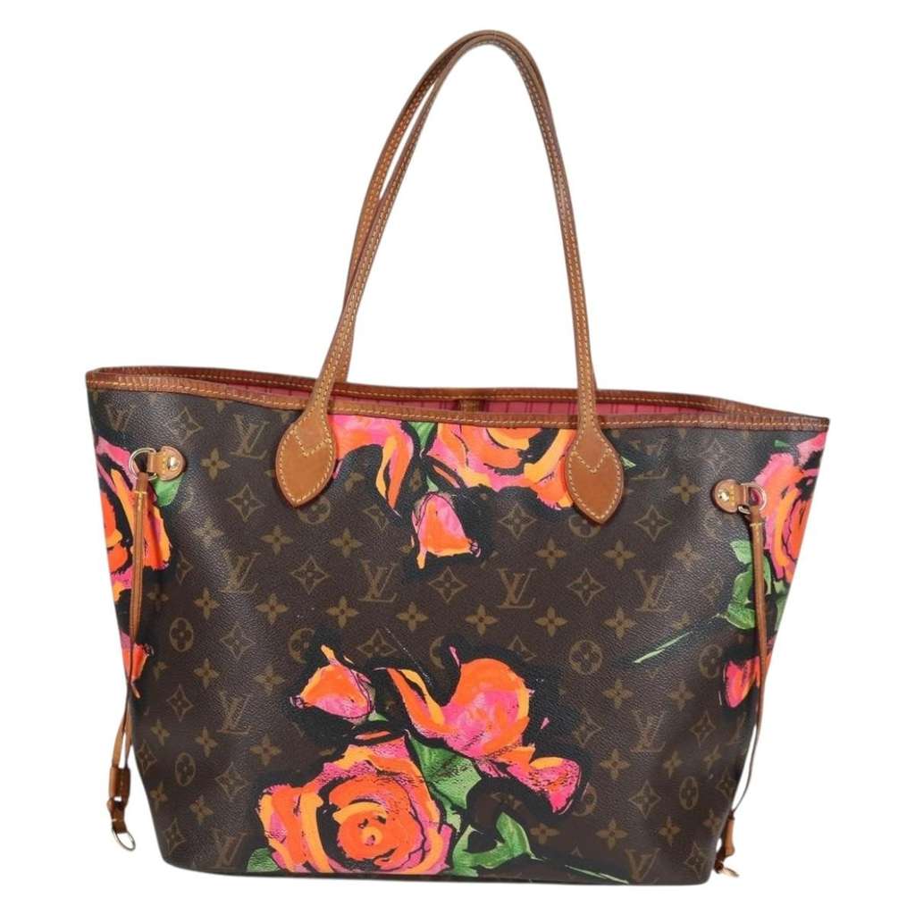 Louis Vuitton Neverfull NM Tote Brown Canvas Good condition - Back View