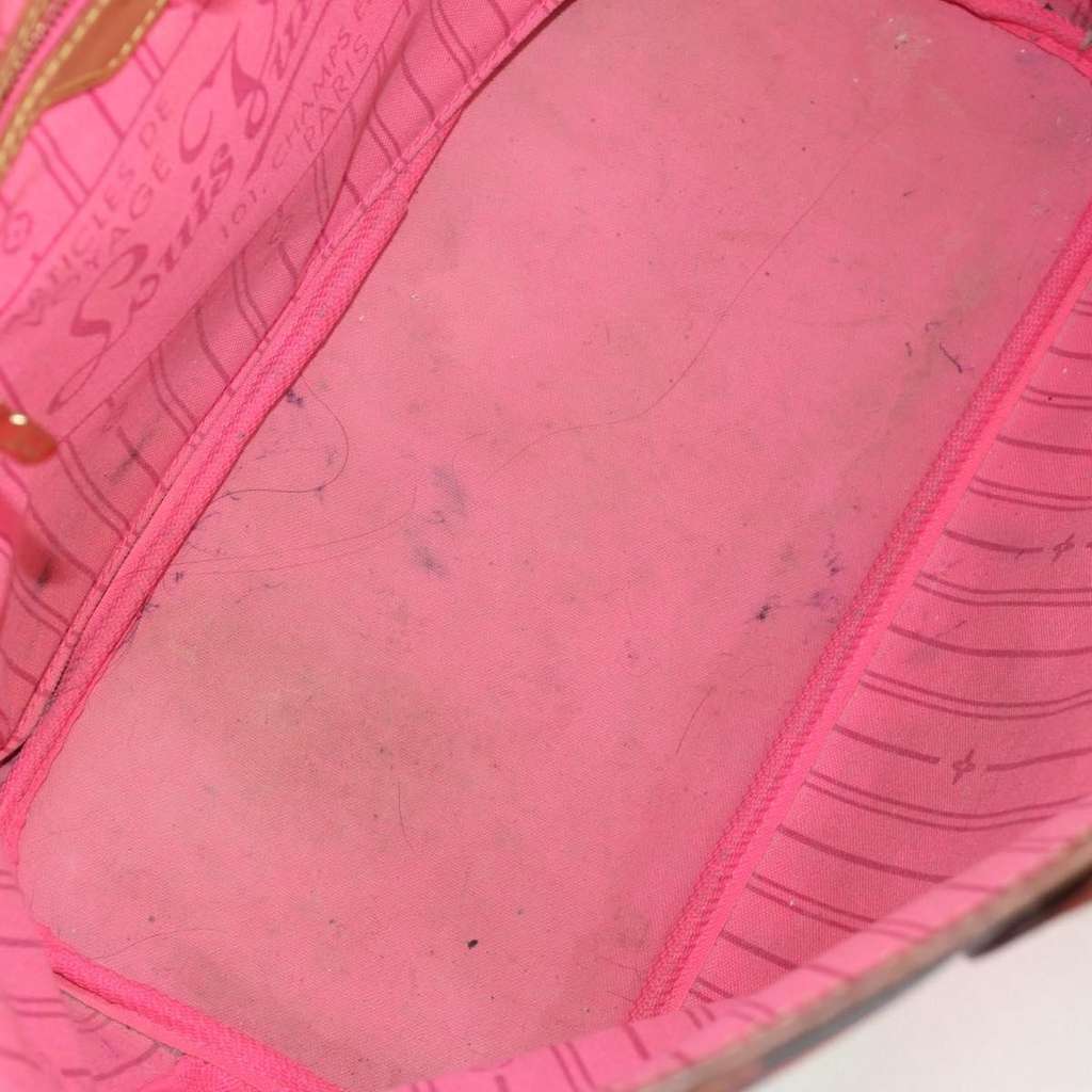 Louis Vuitton Neverfull NM Tote Brown Canvas Good condition - Box View