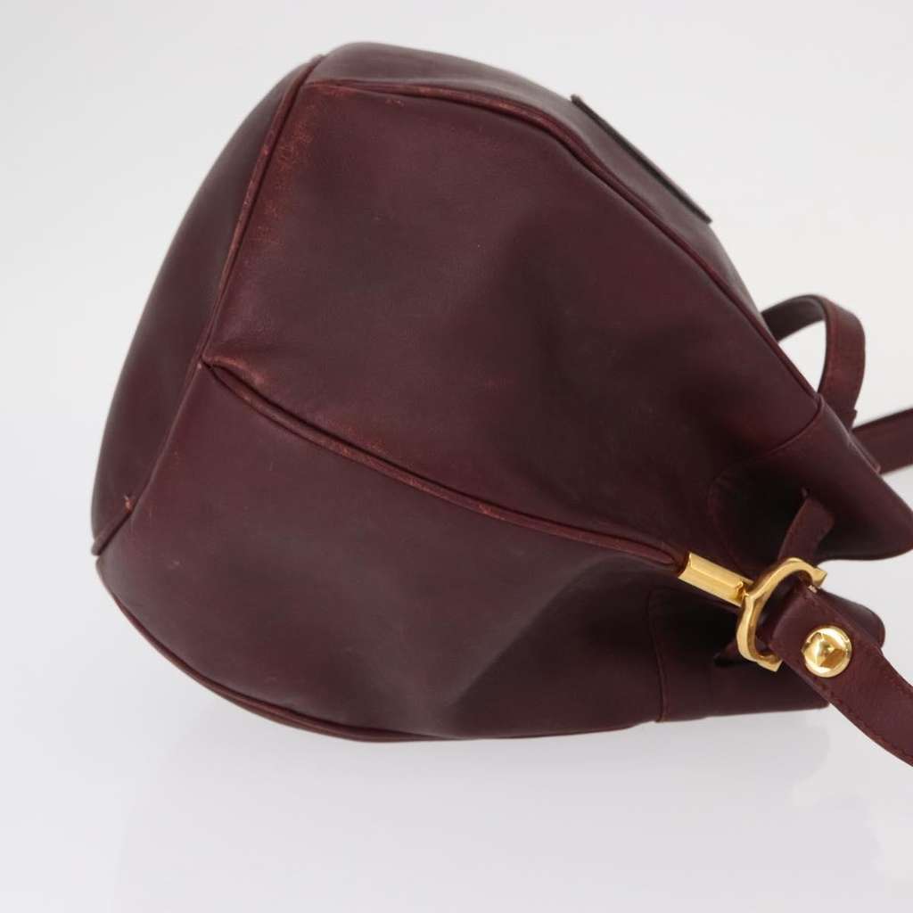 Cartier Must de cartier bag Burgundy Leather Good condition - Inside View