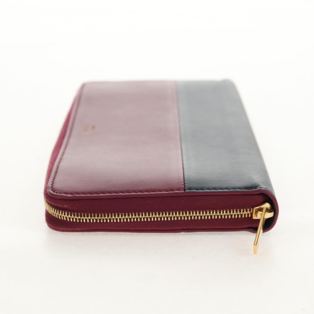 Celine Multifunction Flap Wallet Burgundy Leather Good condition - Inside View