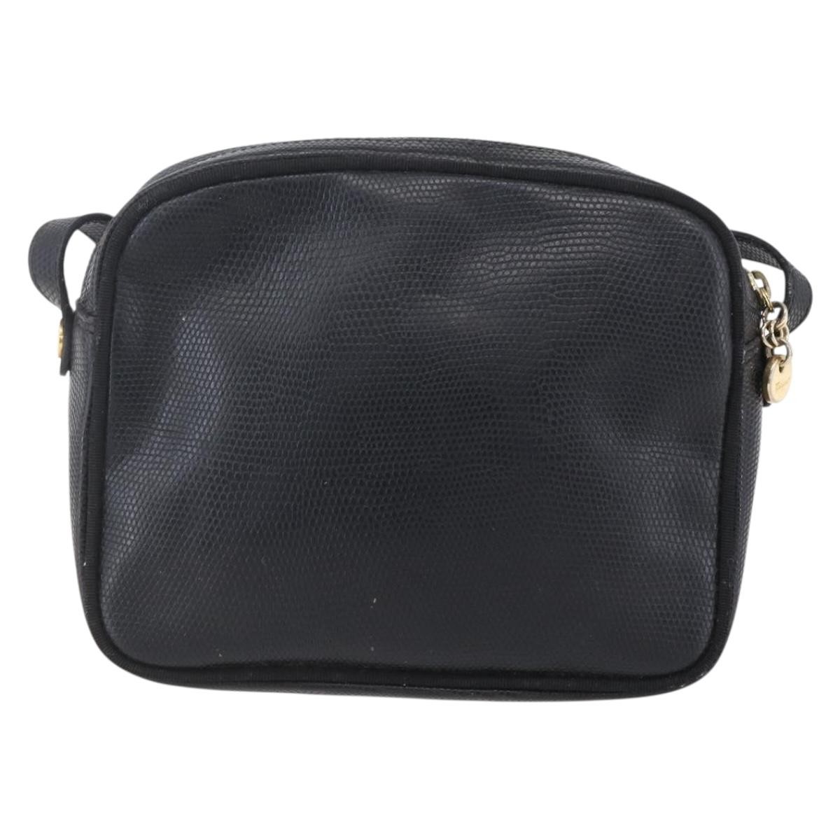 Salvatore Ferragamo Vara Bow camera Shoulder Bag Black Leather Good condition - Back View