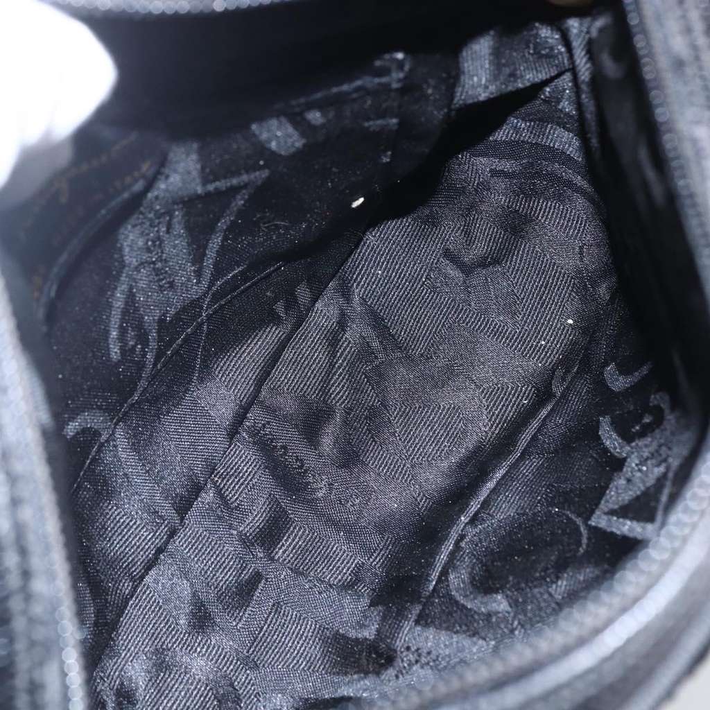 Salvatore Ferragamo Vara Bow camera Shoulder Bag Black Leather Good condition - Box View