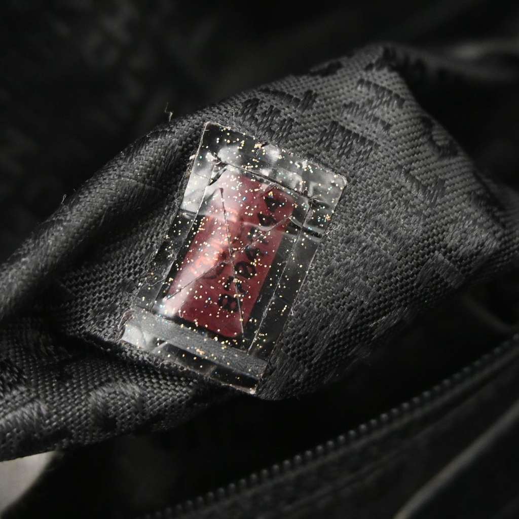 Chanel Square Stitch Bowler Bag Black Leather Good condition - Box View