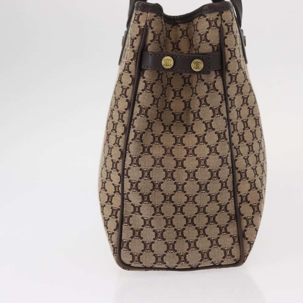 Celine Vintage Macadam Handbag Beige Canvas Good condition - Inside View