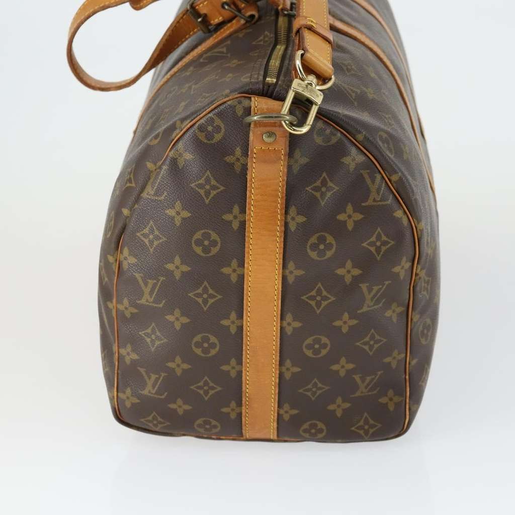 Louis Vuitton Keepall Bandouliere Bag Brown Canvas Good condition - Inside View