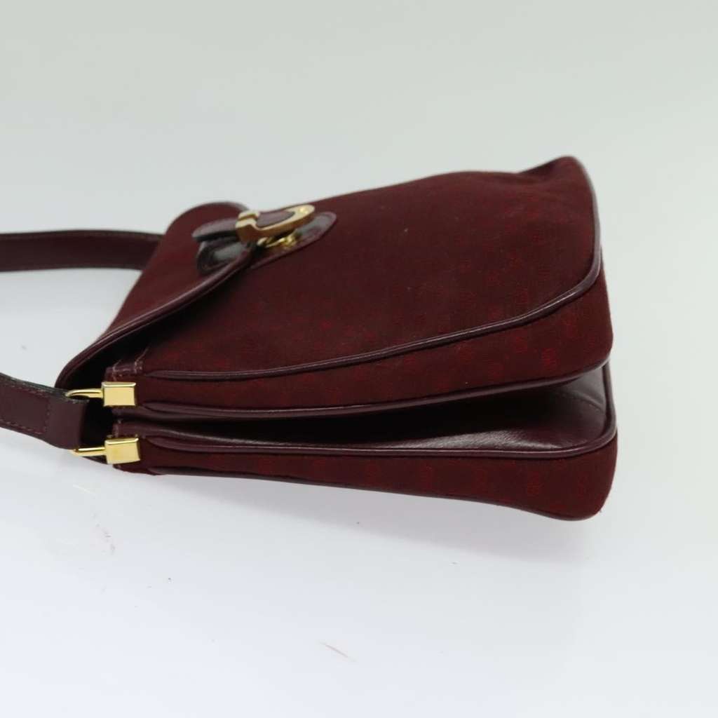 Gucci Micro GG Canvas Shoulder Bag Red Canvas Fair condition - Inside View