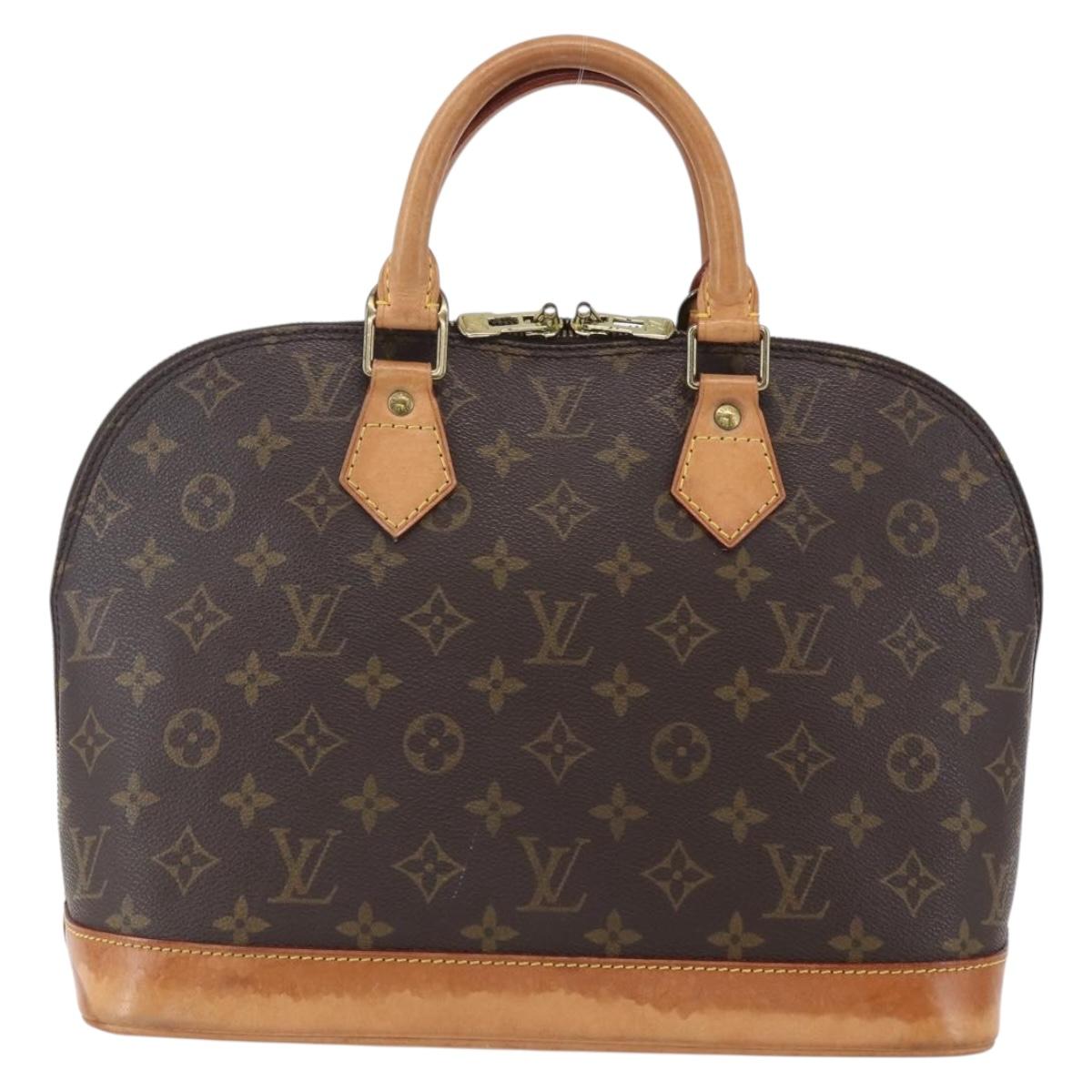 Louis Vuitton Alma Handbag Brown Canvas Fair condition - Inside View