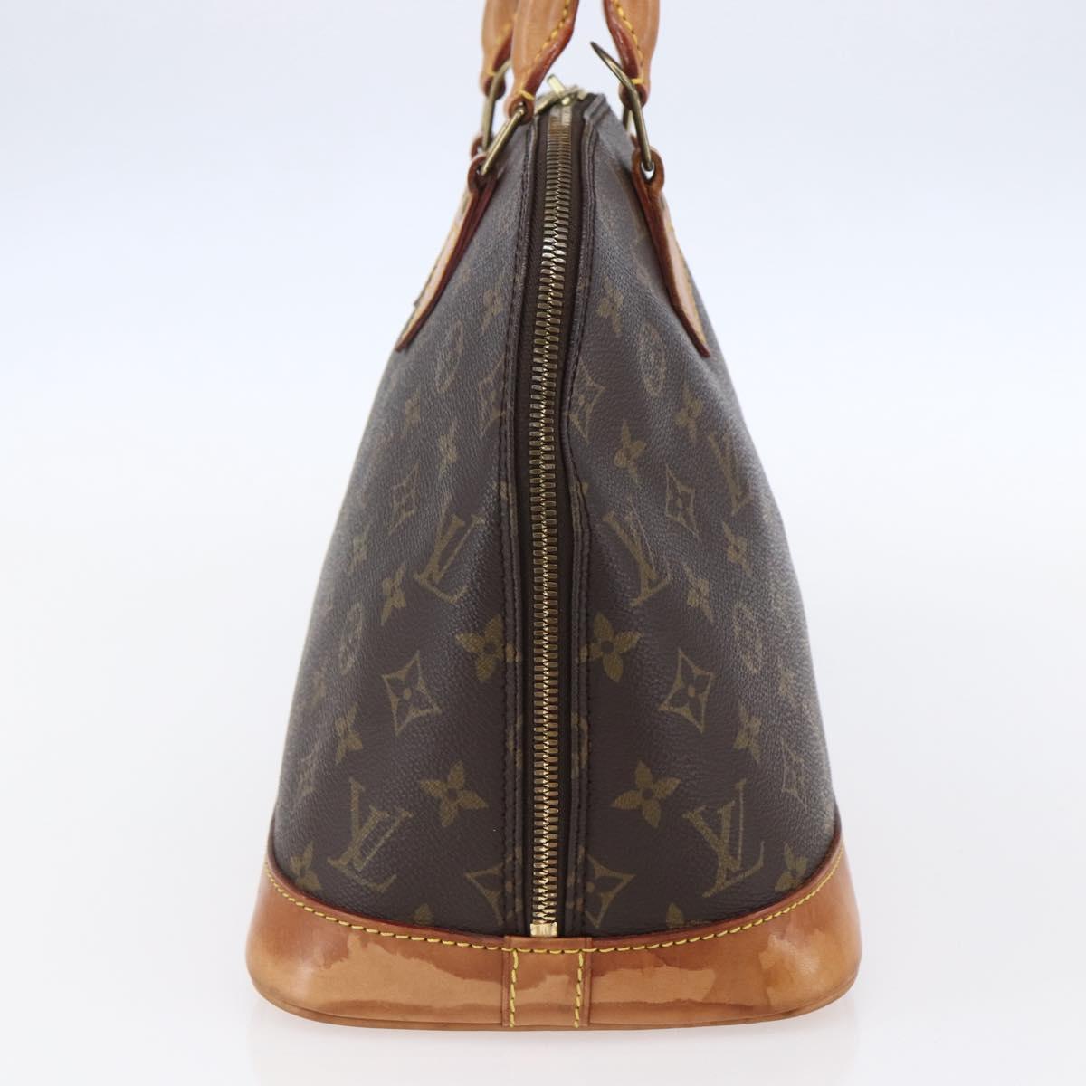 Louis Vuitton Alma Handbag Brown Canvas Fair condition - Model View
