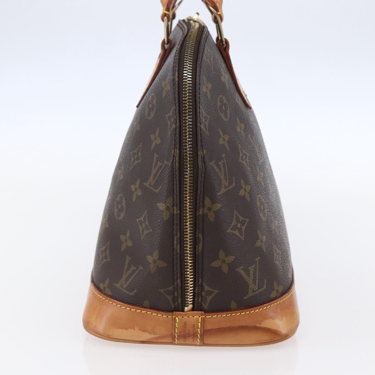 Louis Vuitton Alma Handbag Brown Canvas Fair condition - Box View