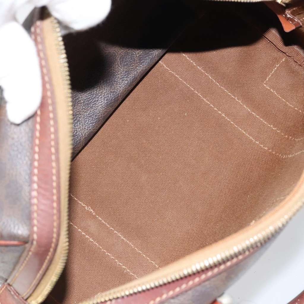 Celine Macadam Handbag Brown Fair condition - Box View