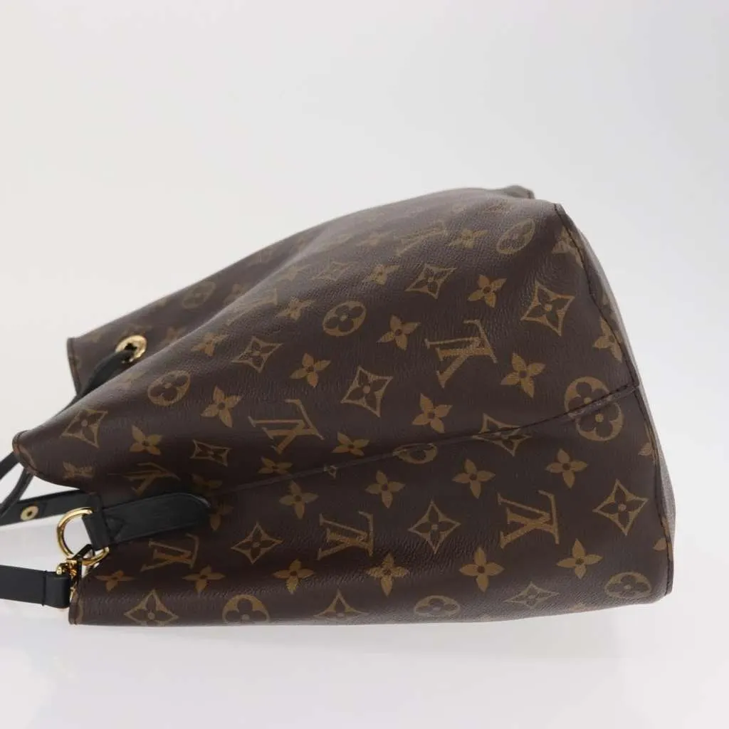 Louis Vuitton NeoNoe Handbag Black Canvas Fair - Model View