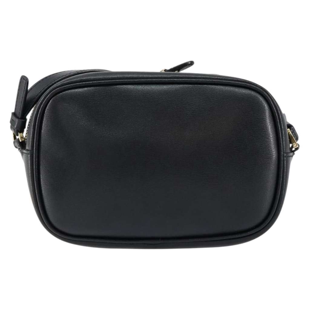 Salvatore Ferragamo City Camera Bag Black Leather Good condition - Back View