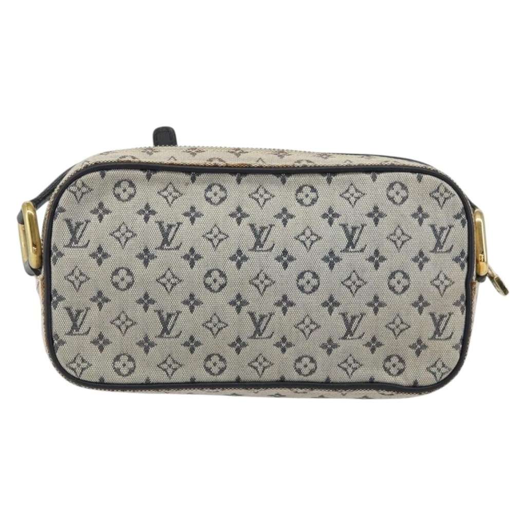 Louis Vuitton Juliette Crossbody Bag Blue Canvas Good condition - Back View