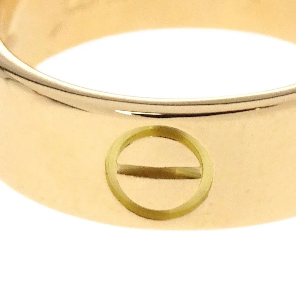 Cartier Love Wedding Band Ring Gold Good - Inside View