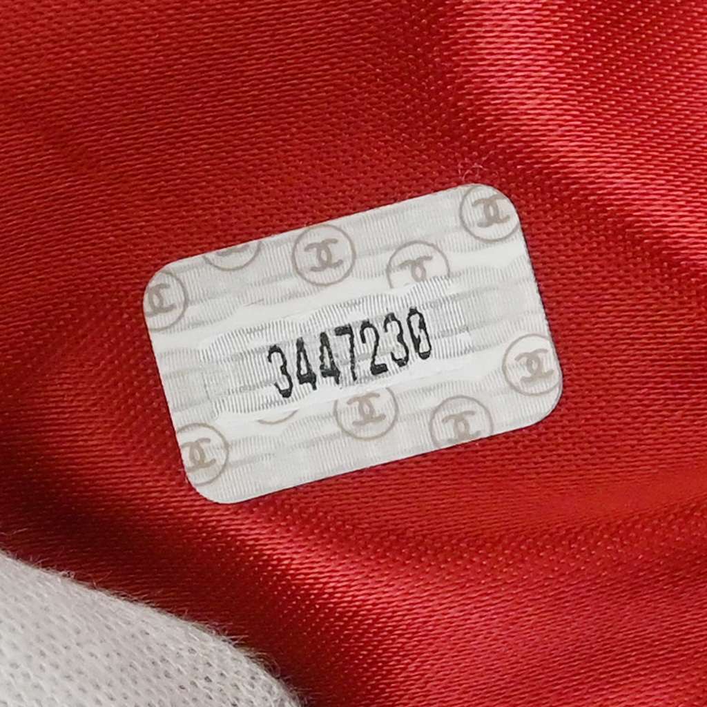 Chanel Vintage CC Front Pocket Briefcase Red Leather Good condition - Box View