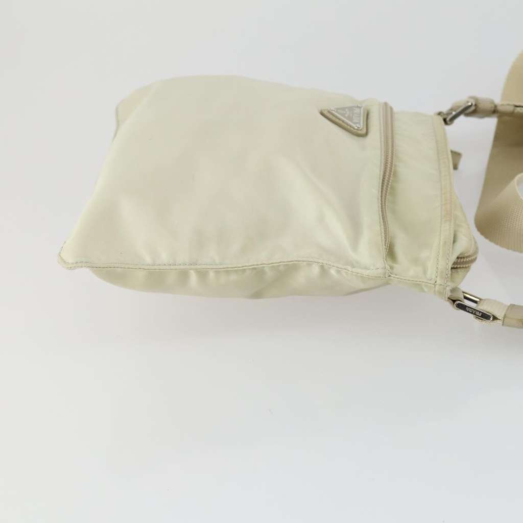 Prada Front Pocket Messenger Bag Beige Fair condition - Inside View