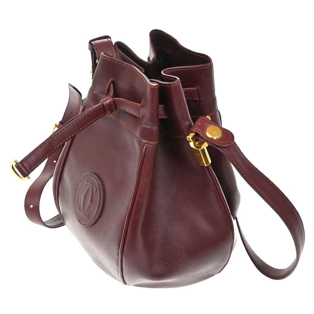 Cartier Must de cartier bag Red Leather Good condition - Inside View