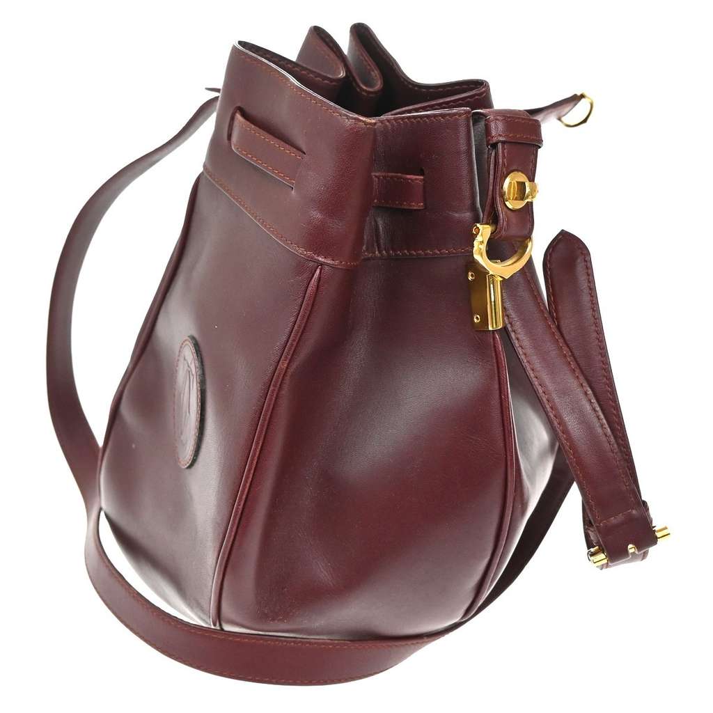 Cartier Must de cartier bag Red Leather Good condition - Model View