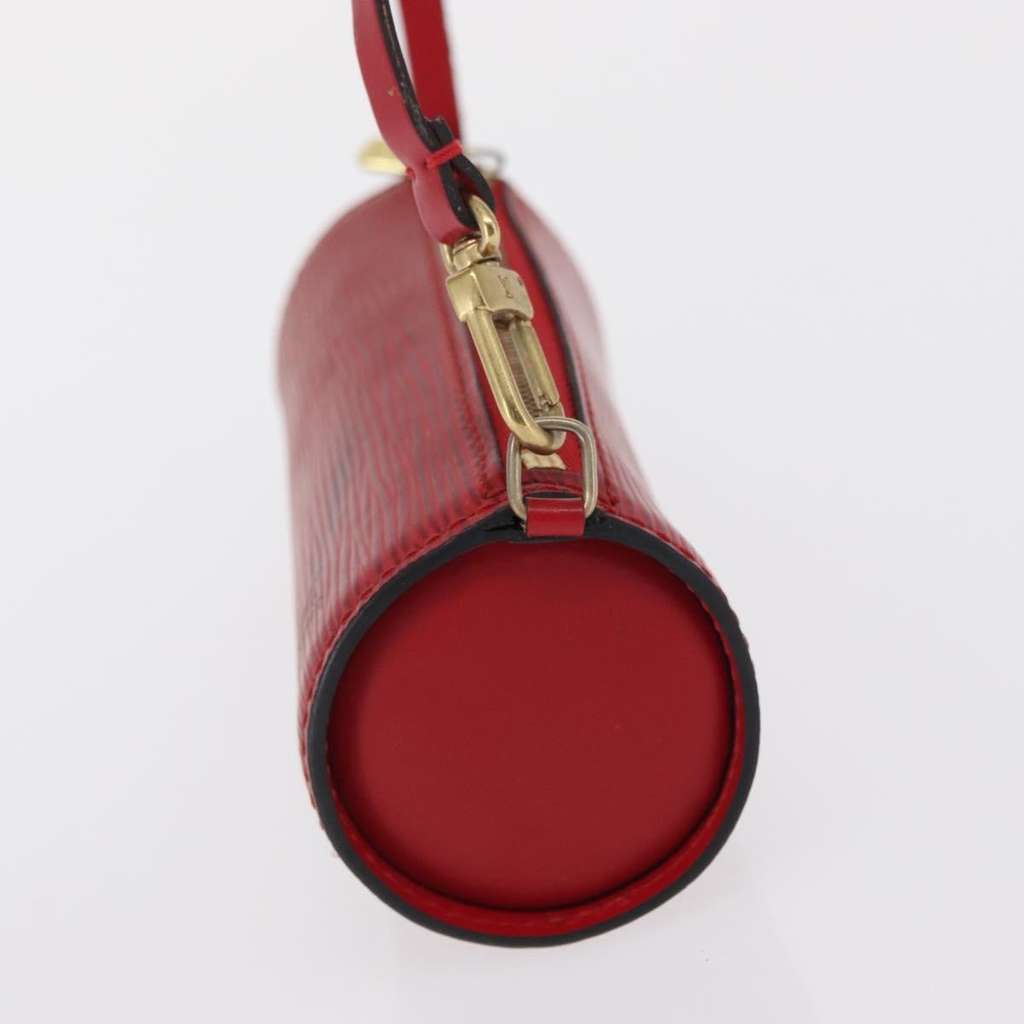 Louis Vuitton Soufflot Pochette Red Leather Fair condition - Inside View