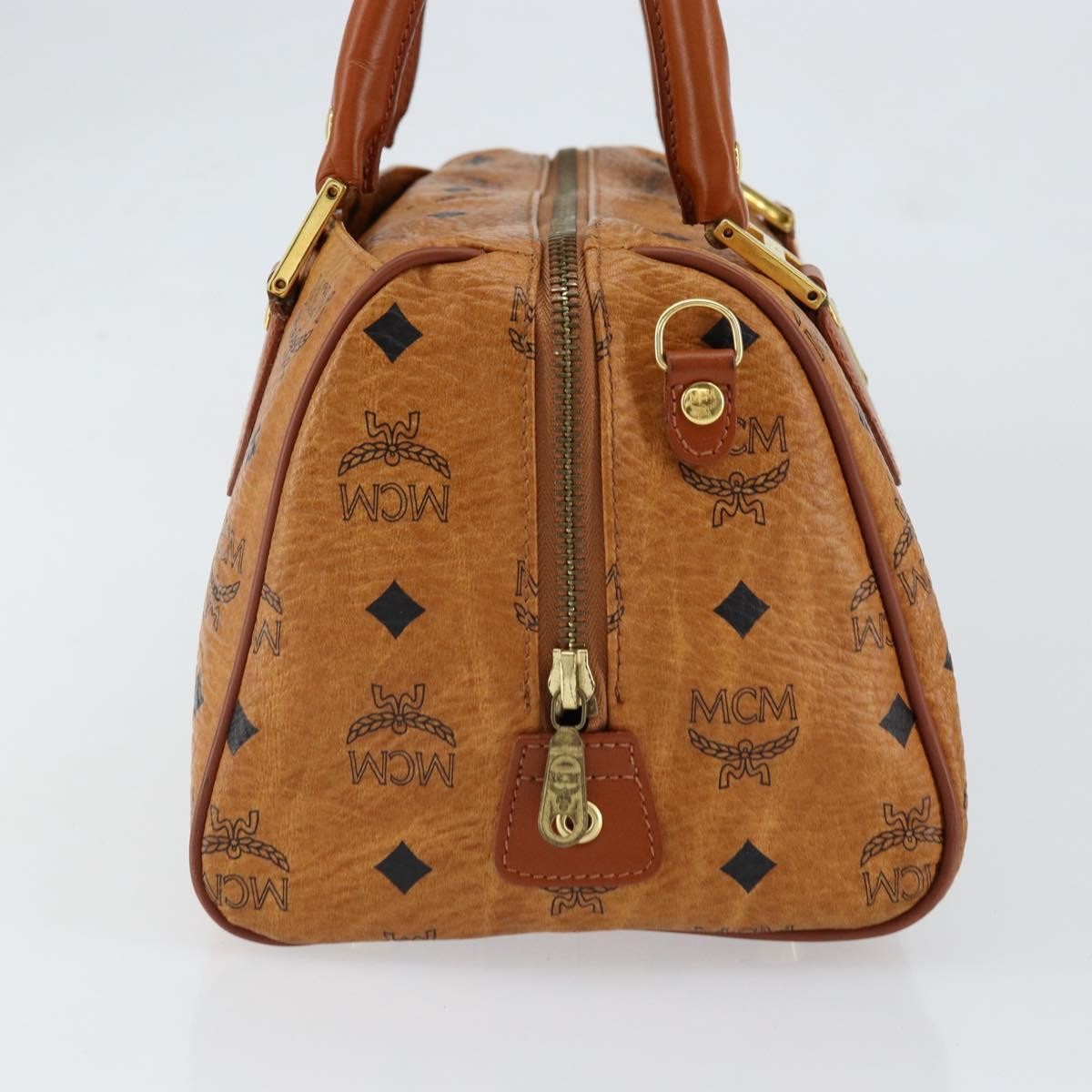 Mcm Visetos Handbag Brown Canvas Good condition - Inside View