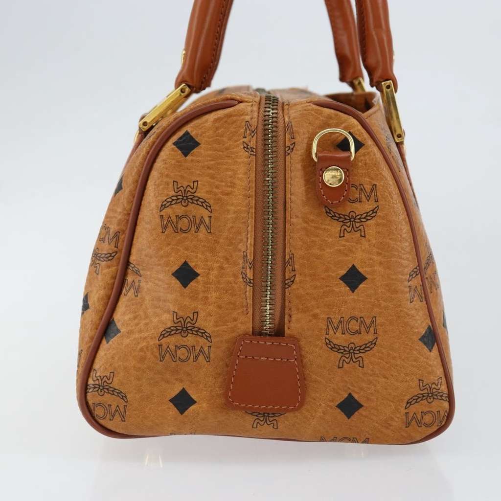Mcm Visetos Handbag Brown Canvas Good condition - Model View