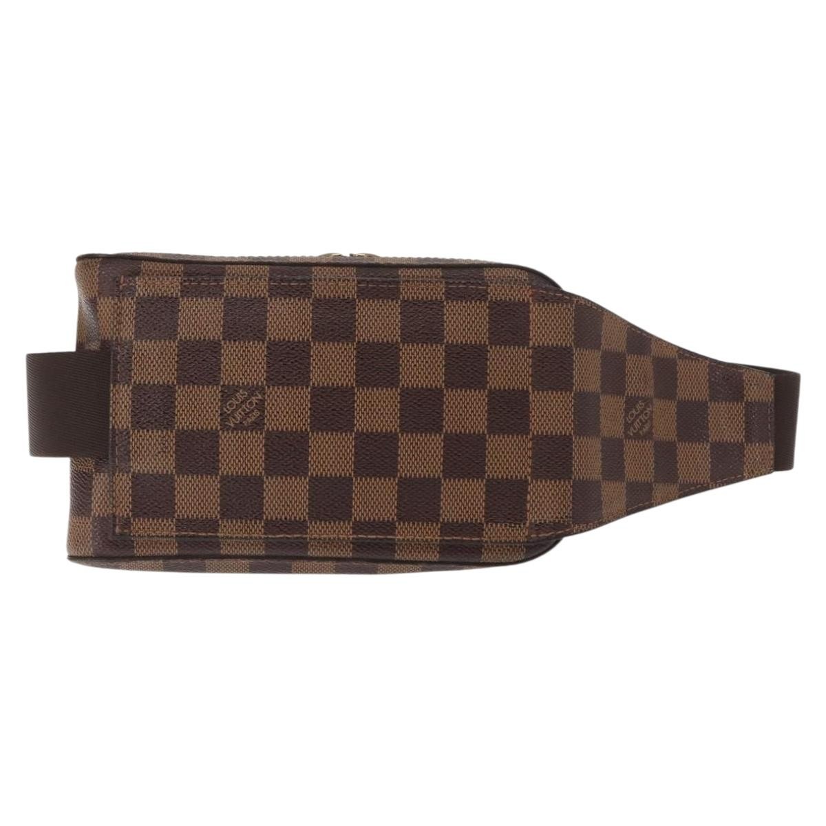 Louis Vuitton Geronimos Waist Bag Brown Canvas Good condition - Back View