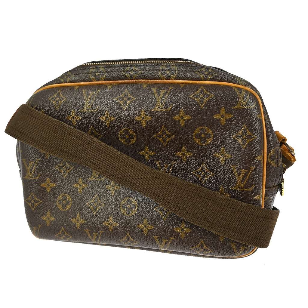Louis Vuitton Reporter Bag Brown Canvas Good condition - Back View