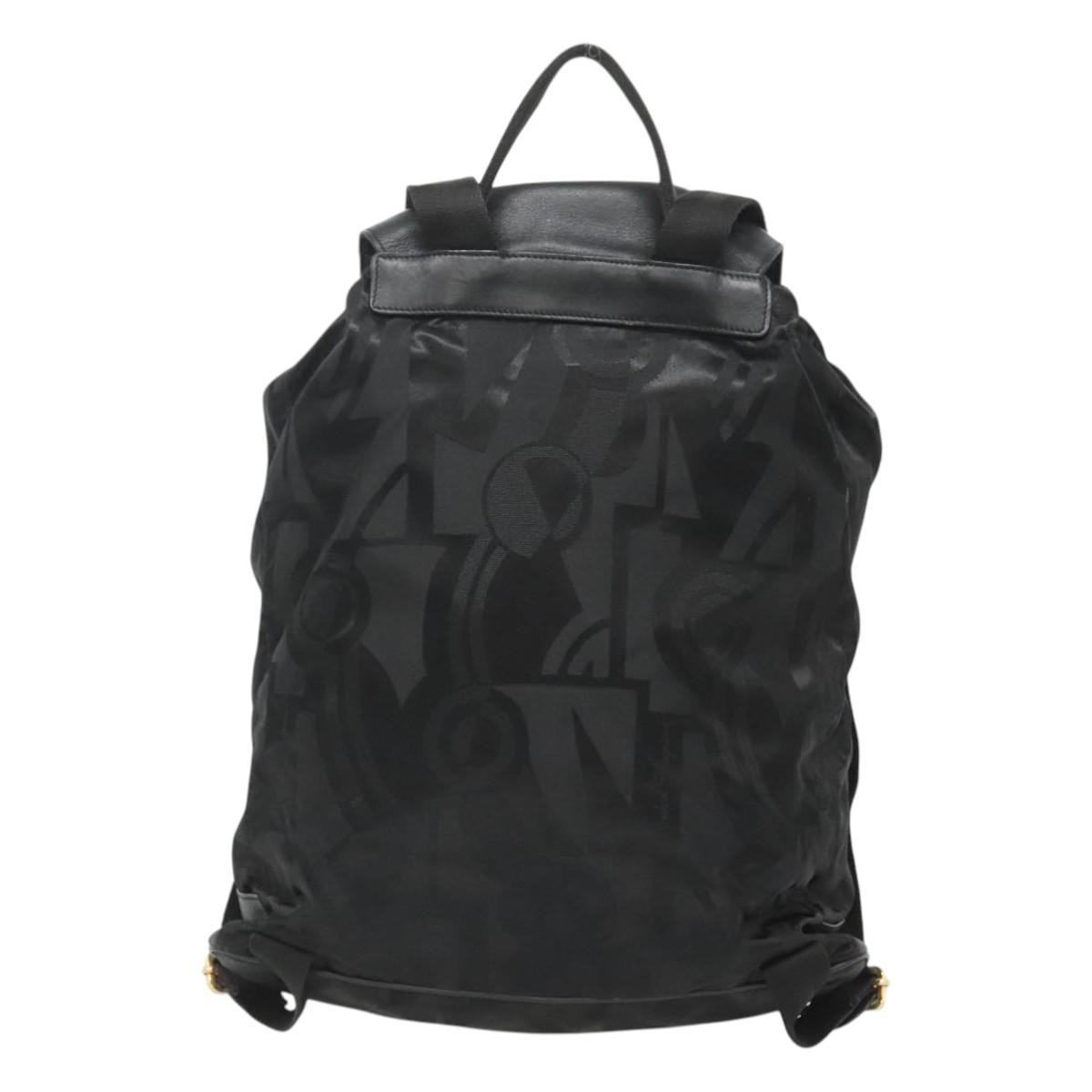 Salvatore Ferragamo Vintage Gancini Backpack Black Good condition - Back View
