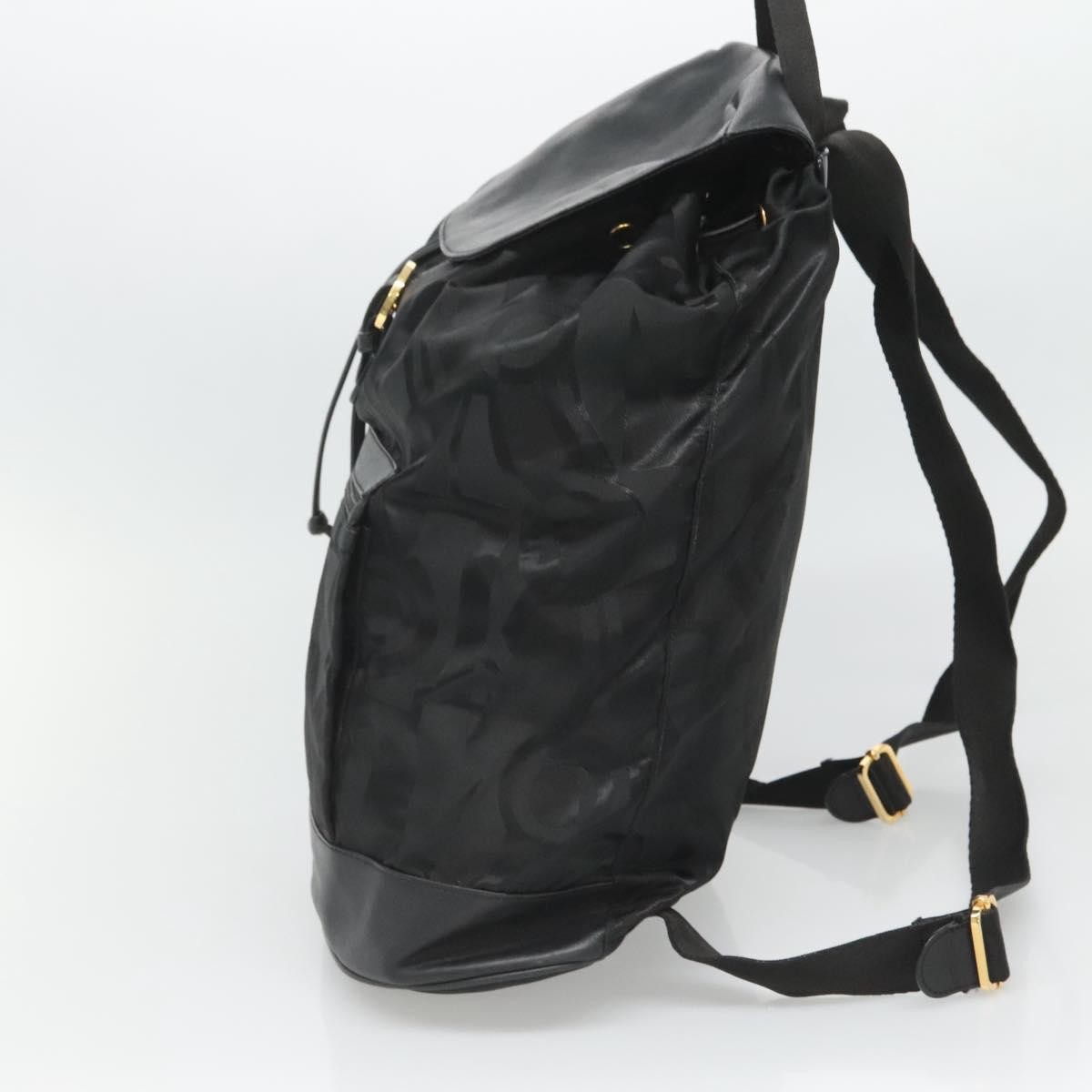 Salvatore Ferragamo Vintage Gancini Backpack Black Good condition - Model View