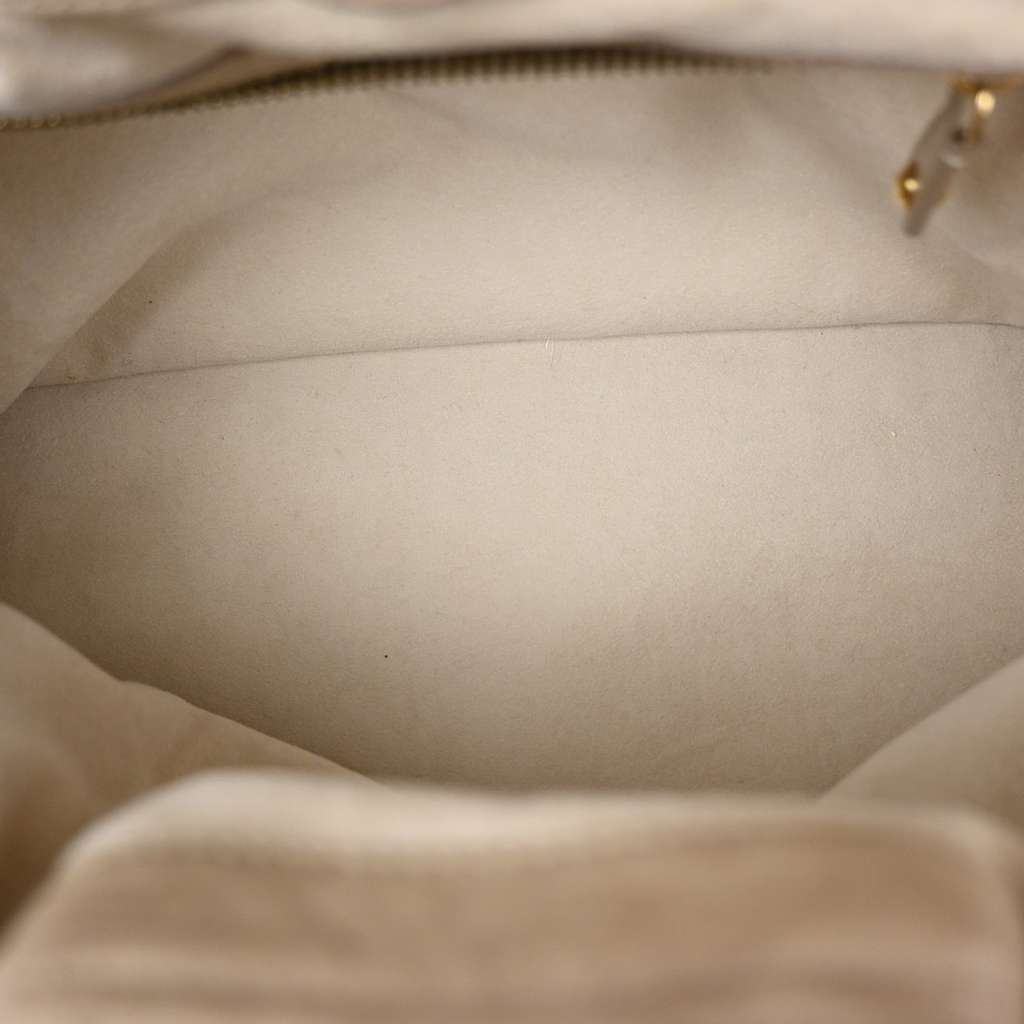 Louis Vuitton Olympe Stratus Handbag Beige Leather Good condition - Box View