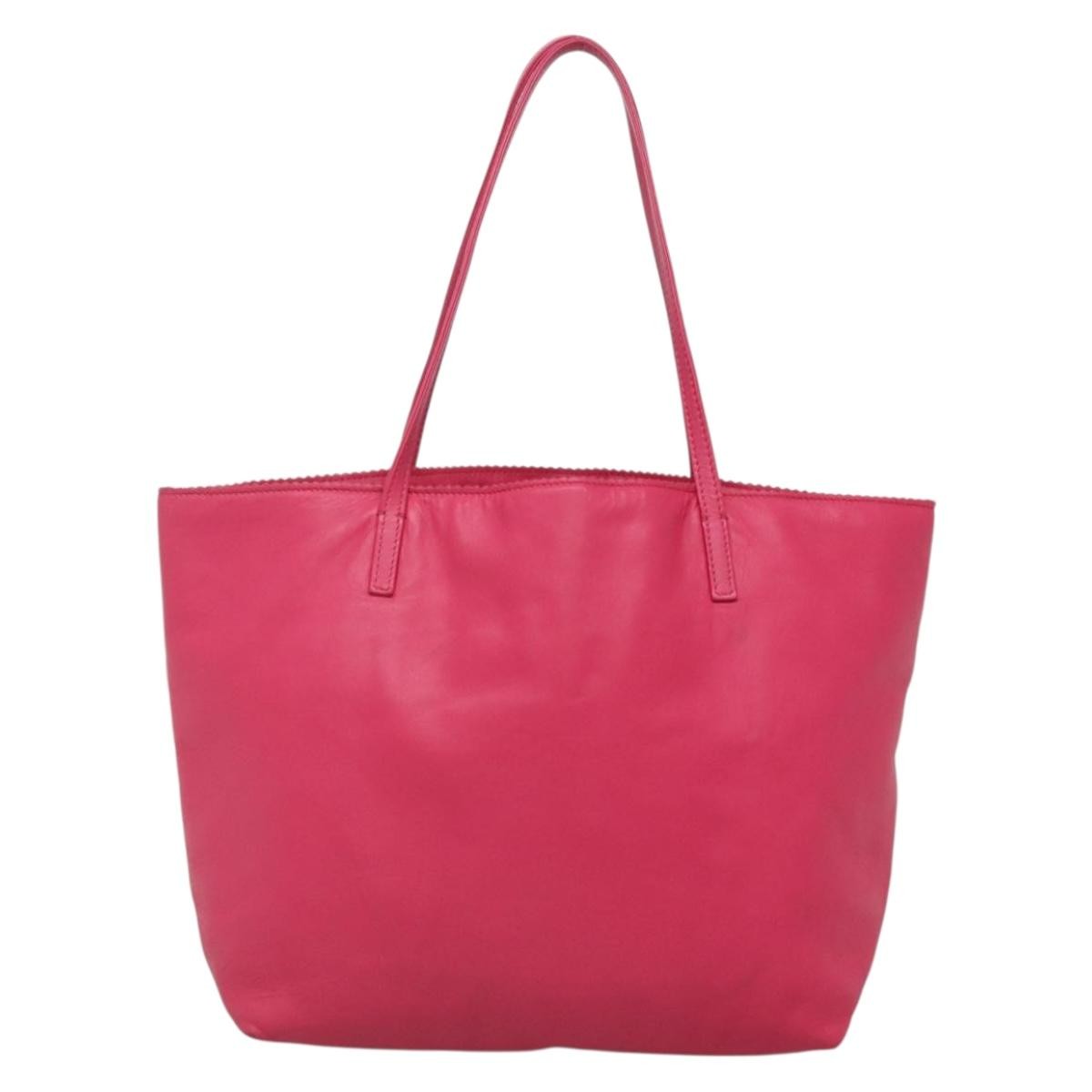 Loewe Anagram Tote Pink Leather Good condition - Back View