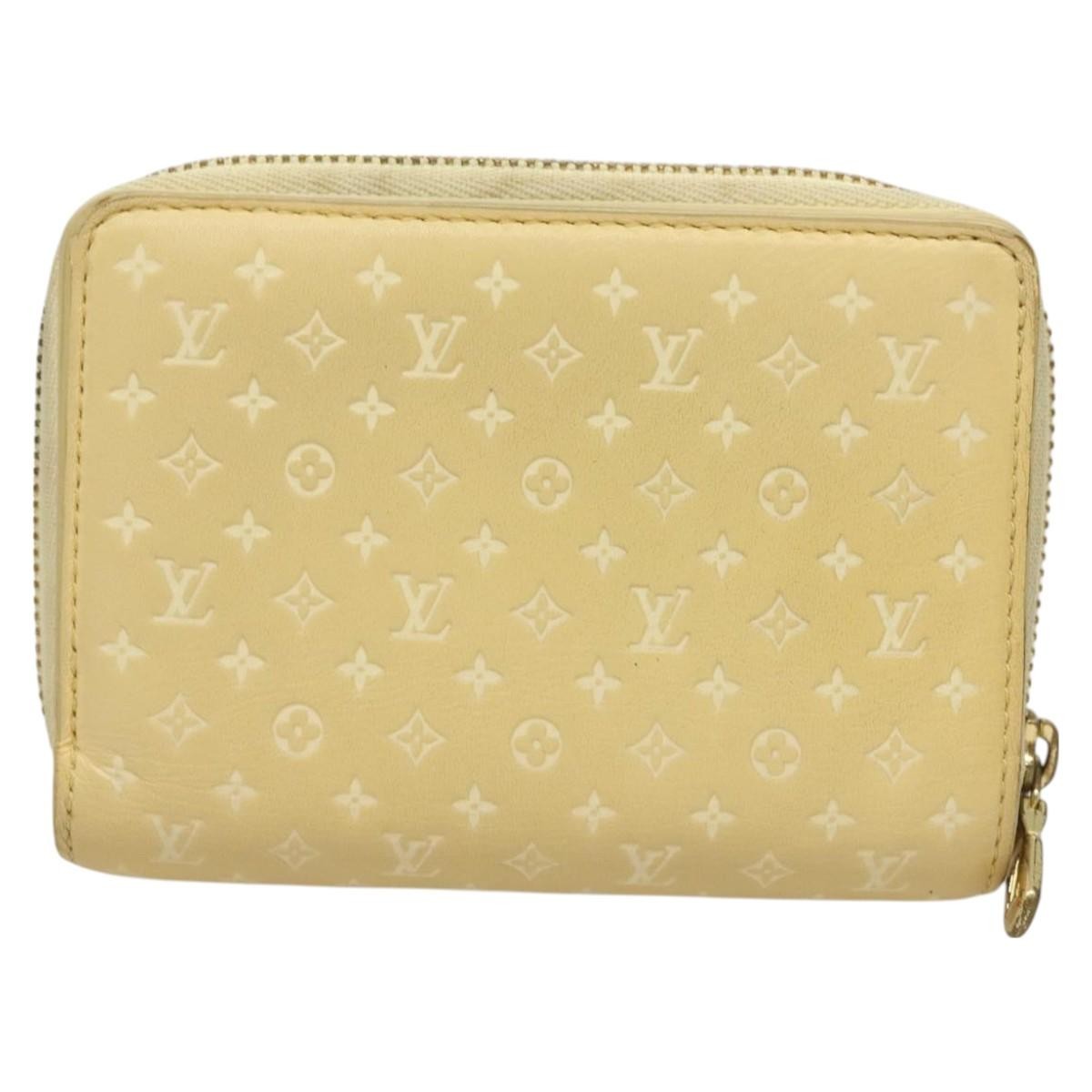 Louis Vuitton Lou Wallet Beige Leather Good condition - Back View