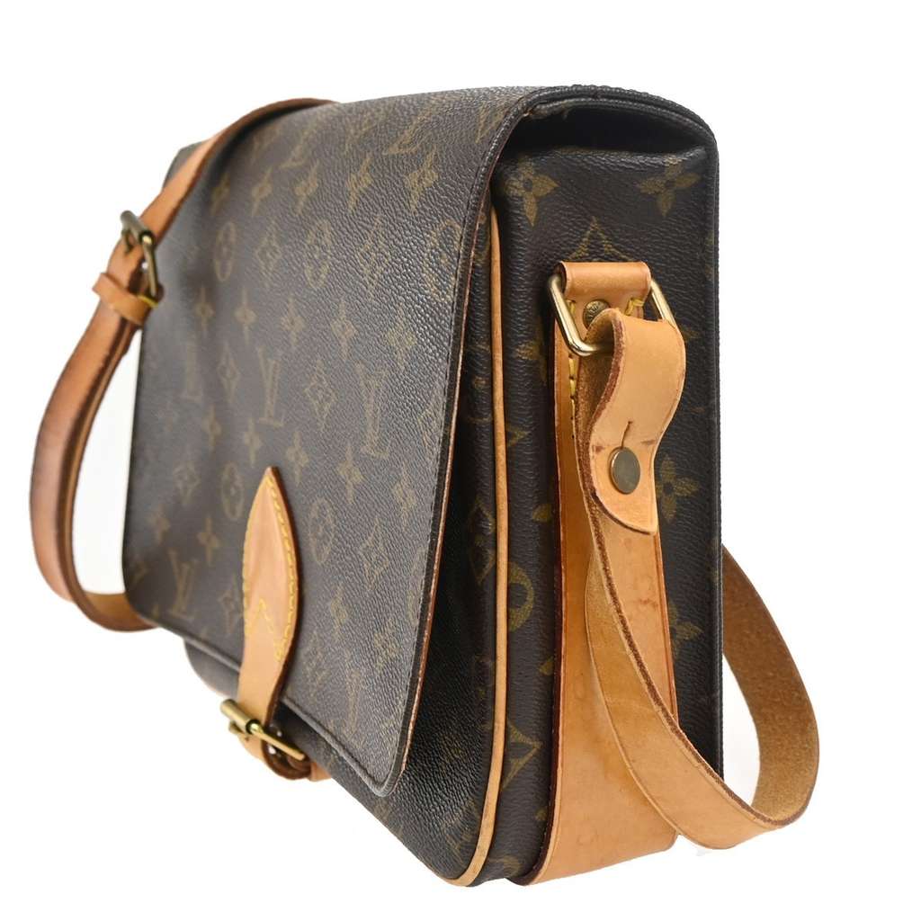 Louis Vuitton Cartouchiere Handbag Brown Canvas Fair condition - Inside View