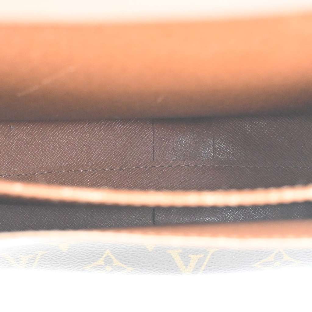 Louis Vuitton Cartouchiere Handbag Brown Canvas Fair condition - Box View