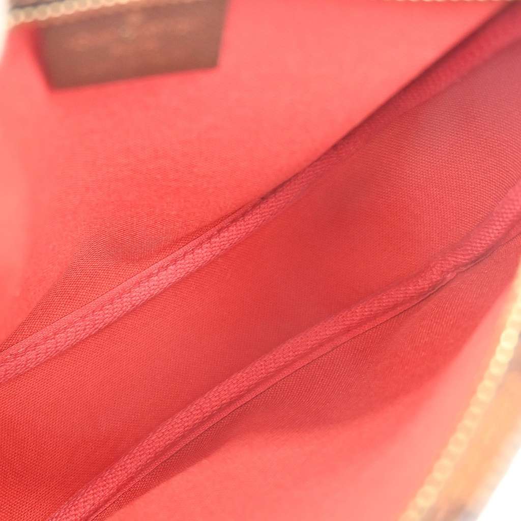 Louis Vuitton Trousse Make Up Bag Brown Canvas Good condition - Inside View