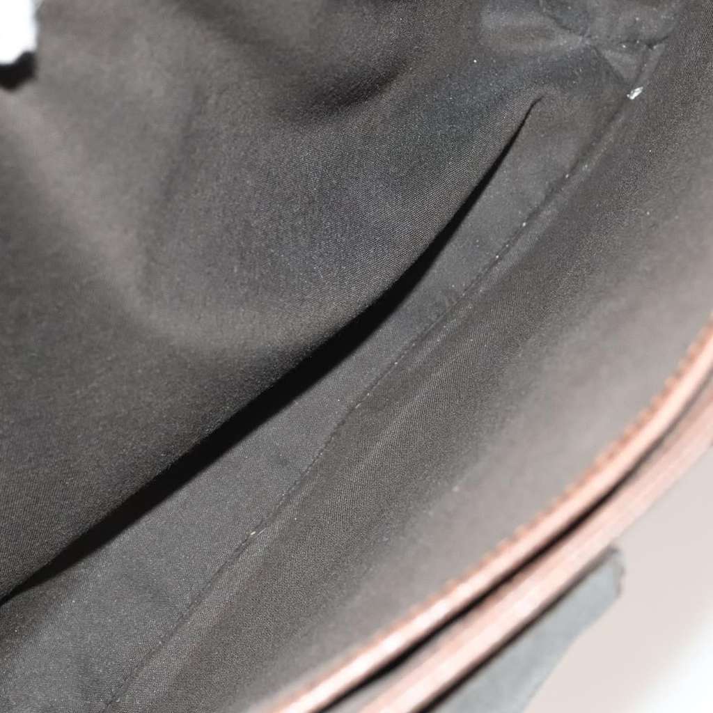 Bvlgari Flap shoulder Bag Brown Leather Good condition - Model View