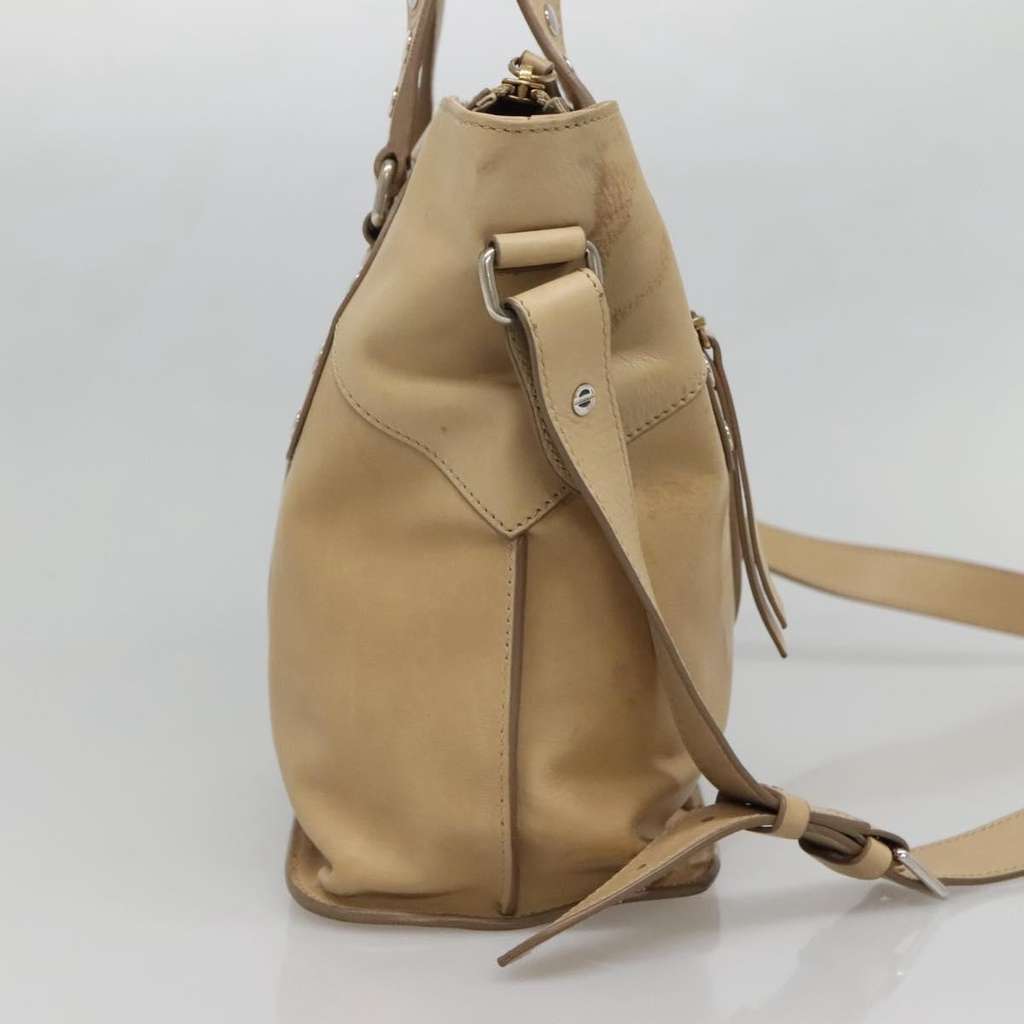 Celine Handbag Beige Leather Good condition - Inside View