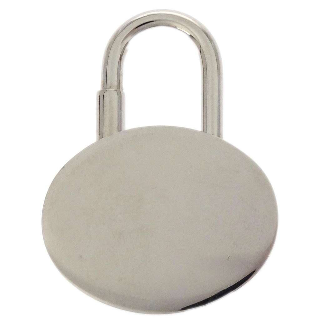 Hermès Annee Mediterranee Cadena Lock Charm Silver Good condition - Back View
