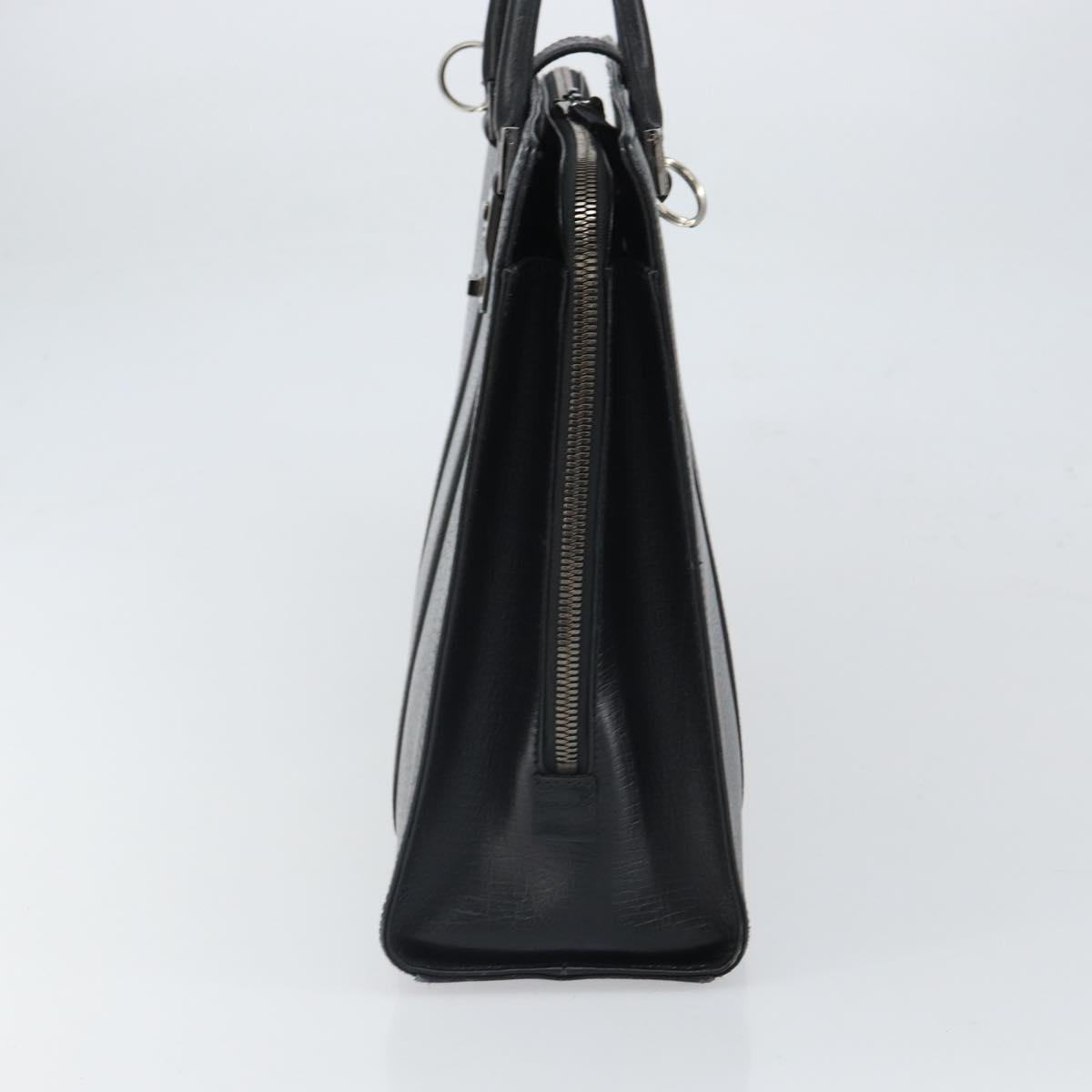 Gucci Vintage Handbag Black Leather Good condition - Inside View